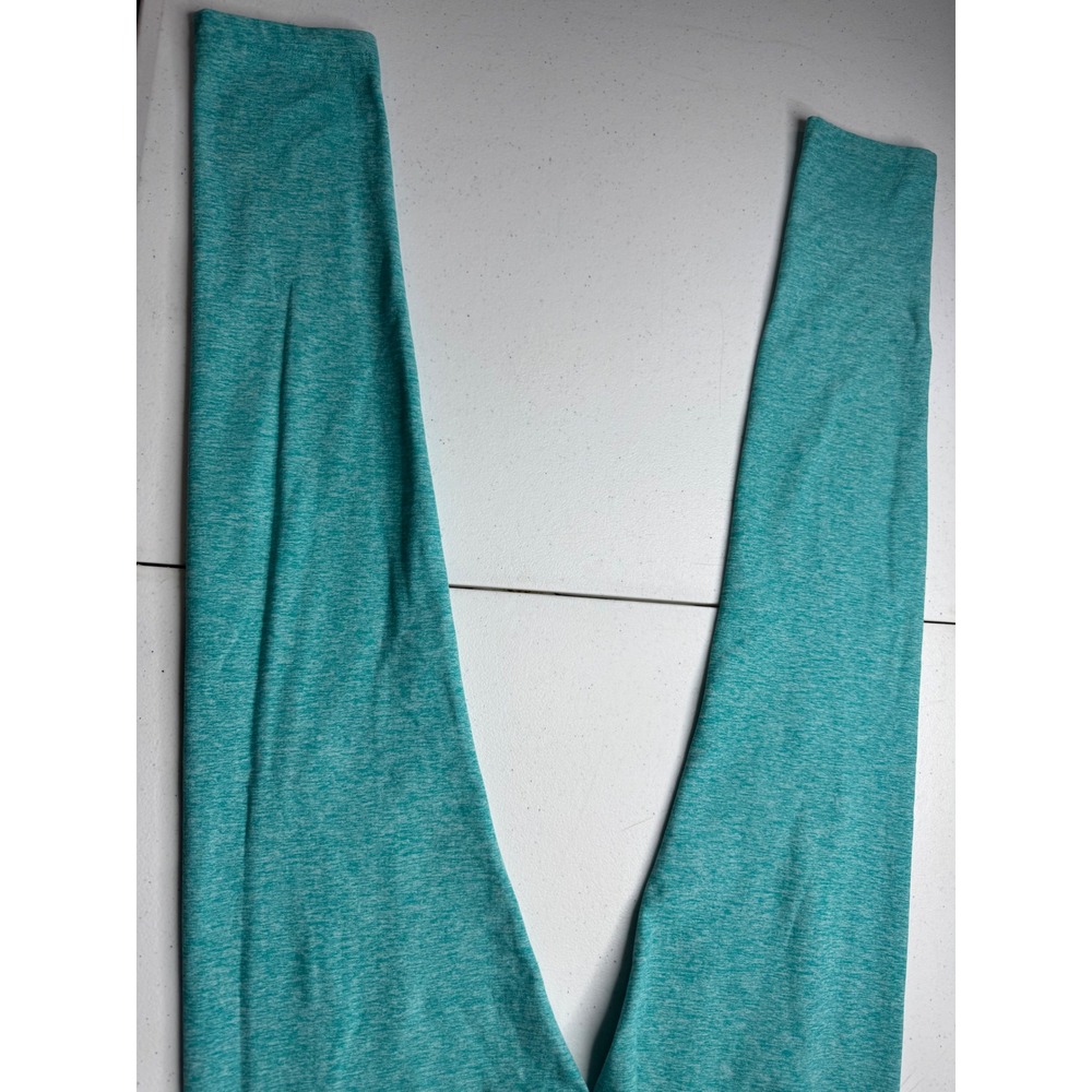 Beyond Yoga Space Dye High Waisted Leggings Teal Heather Womens Size M SM15AW - Picture 6 of 6